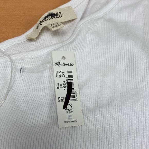 Madewell Supima Rib One-Shoulder Tank - Picture 3 of 8